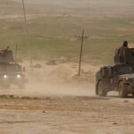 Fuerzas iraquíes en el oeste de Mosul