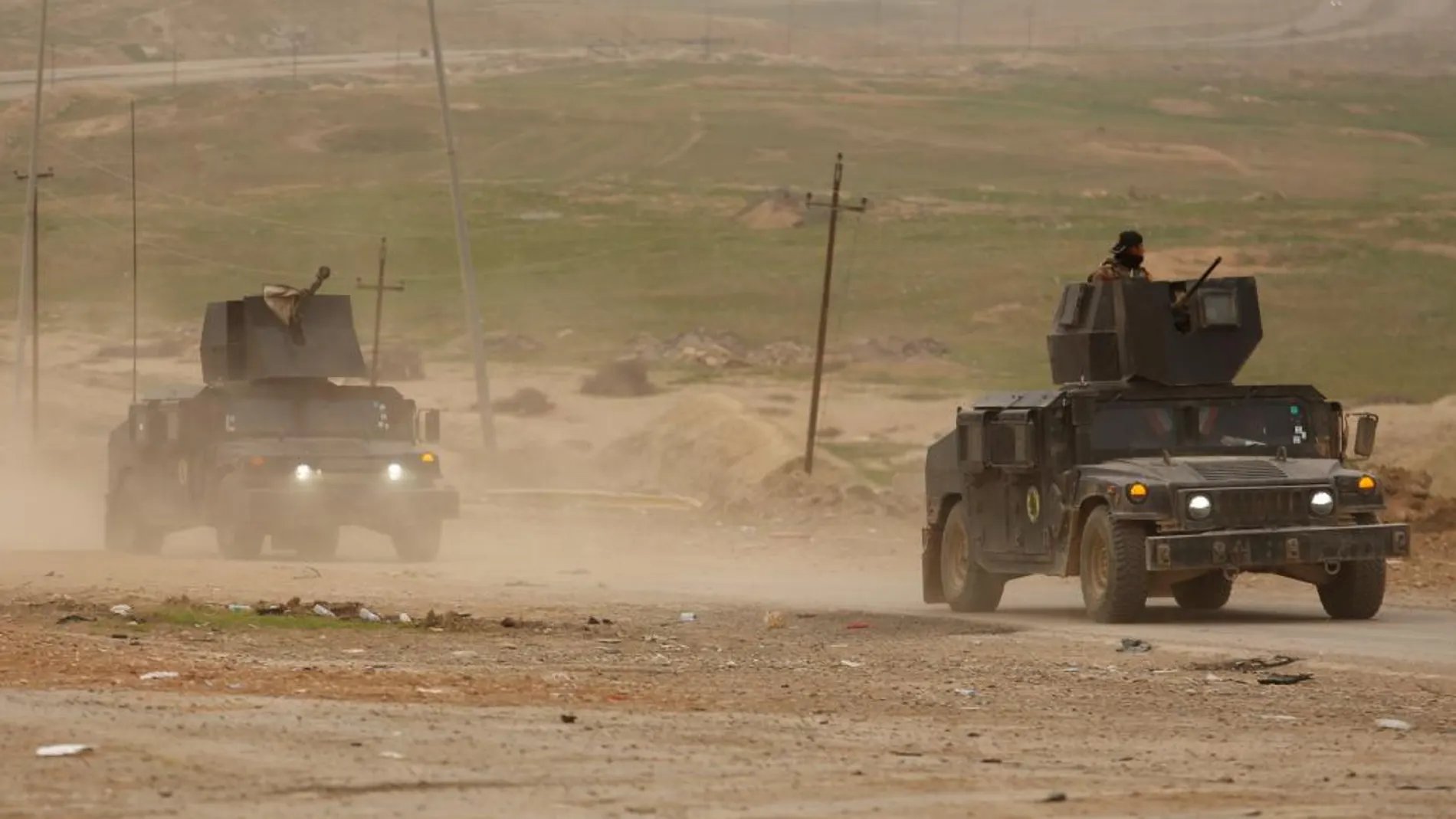 Fuerzas iraquíes en el oeste de Mosul