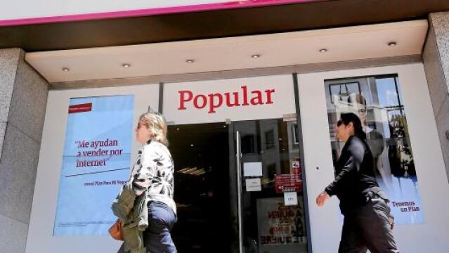 La acción del banco español se situó ayer en 0,338 euros
