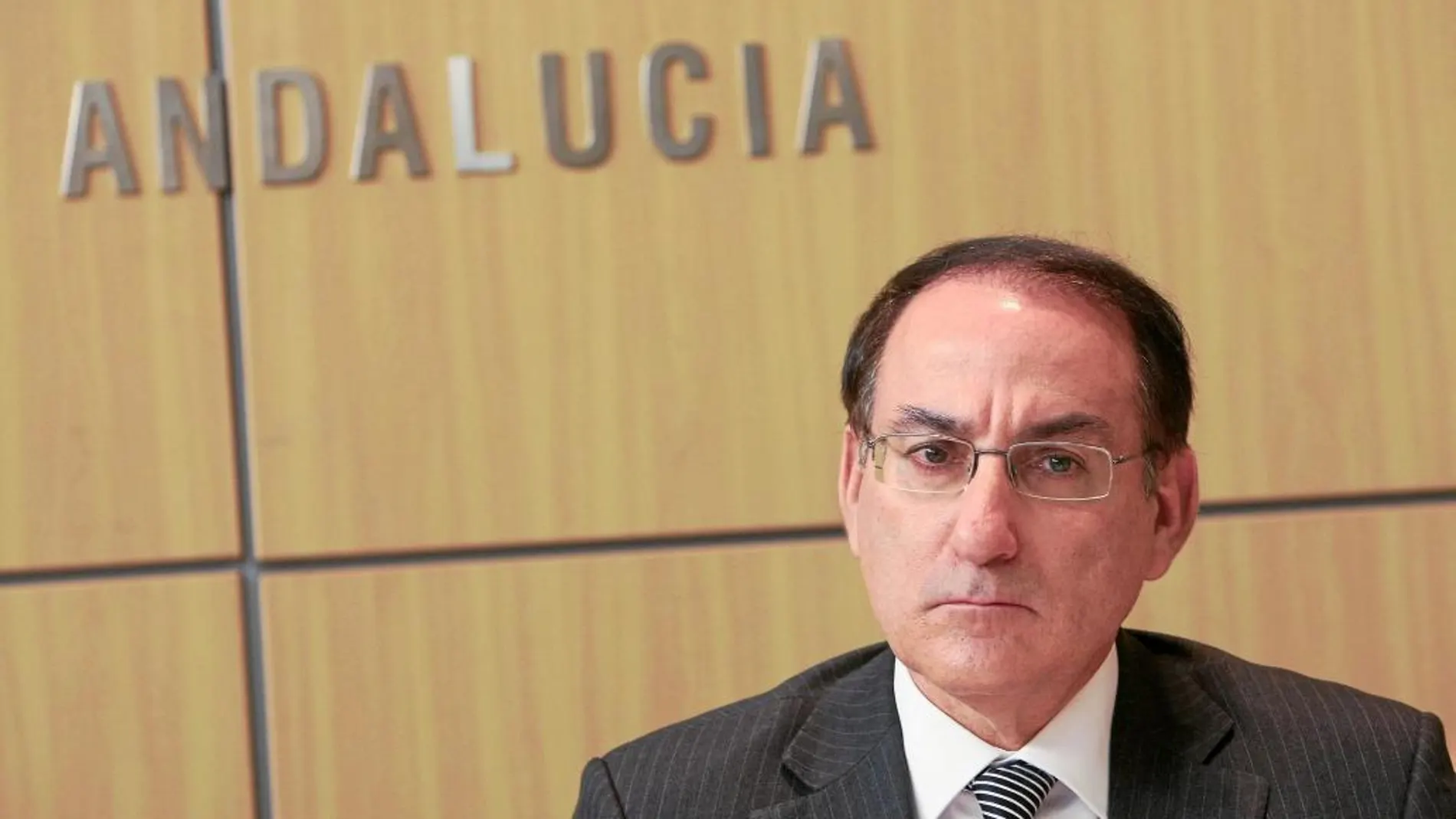 El presidente de la patronal andaluza, Javier González de Lara, en una imagen de archivo