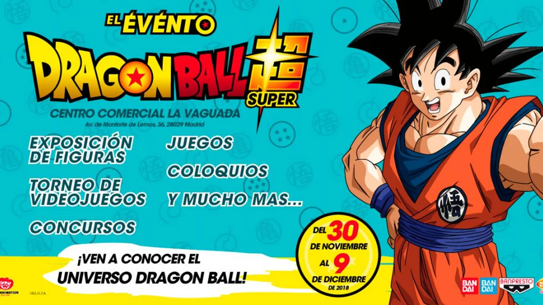 Por primera vez en España, el universo Dragon Ball en un único evento