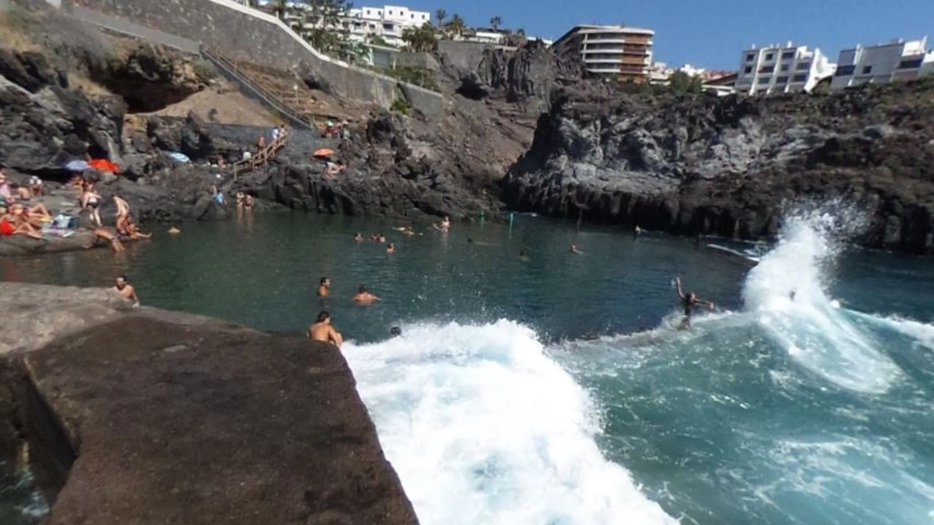 Imagen de las piscinas naturales de Santiago del Teide