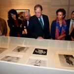 El alcalde de León, Antonio Silván, visita el Musac junto a la consejera de Cultura y Turismo de la Junta, Josefa García Cirac