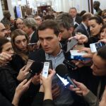 El presidente de Ciudadanos, Albert Rivera, ha asegurado que el pacto de investidura no está roto