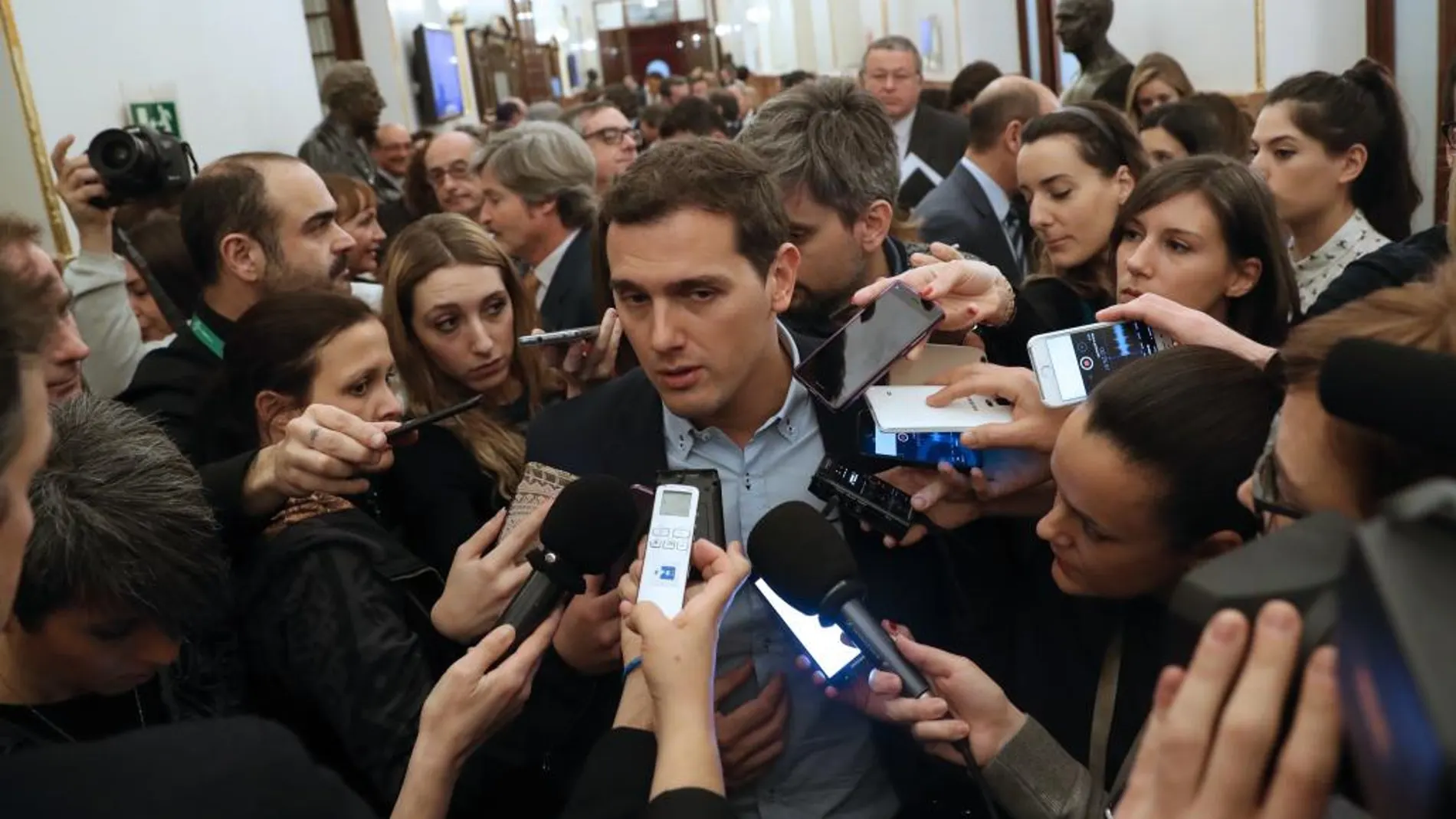El presidente de Ciudadanos, Albert Rivera, ha asegurado que el pacto de investidura no está roto