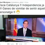  El tenista independentista catalán Albert Montañés incendía la red con un tuit contra Rajoy