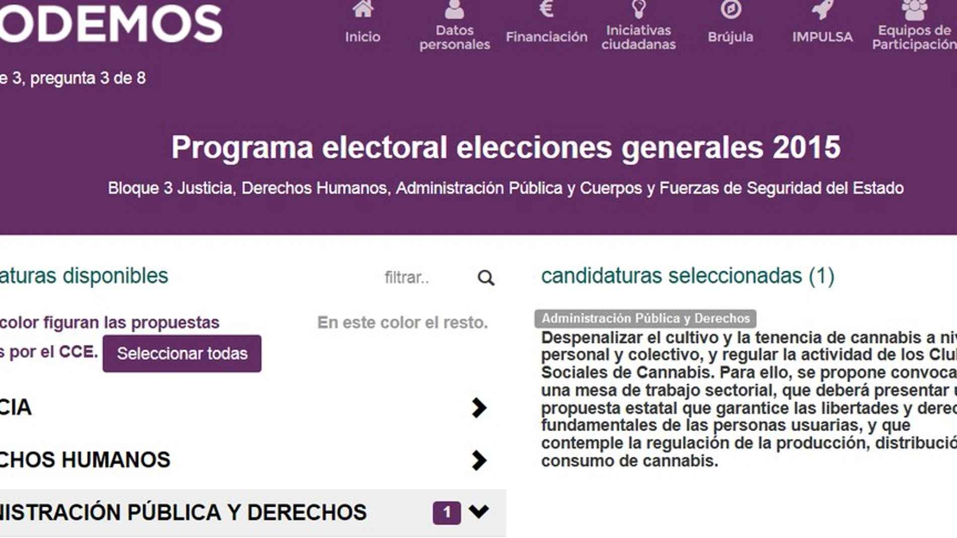 El secretario general de Podemos, Pablo Iglesias, atiende a los medios en el antiguo campamento de Robledo, en Segovi,