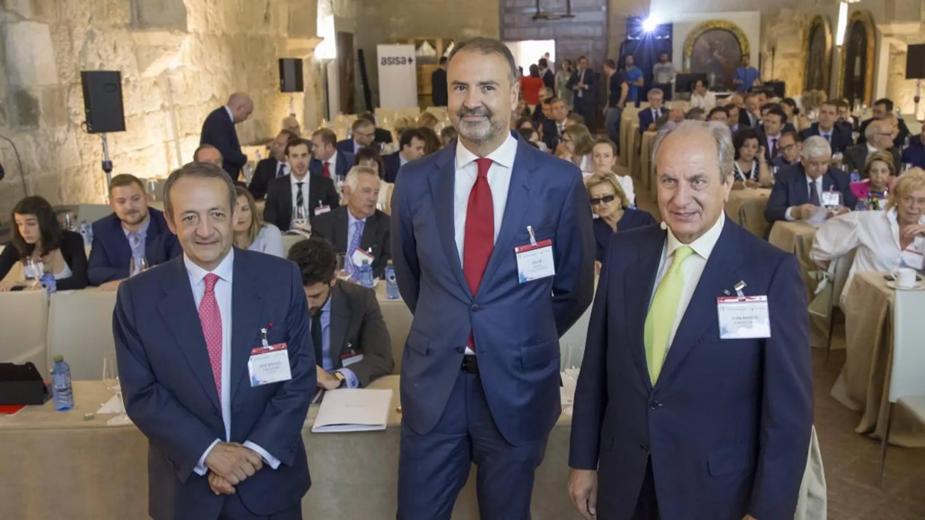 José Miguel Isidro, Óscar Calleja y Juan Manuel González Serna