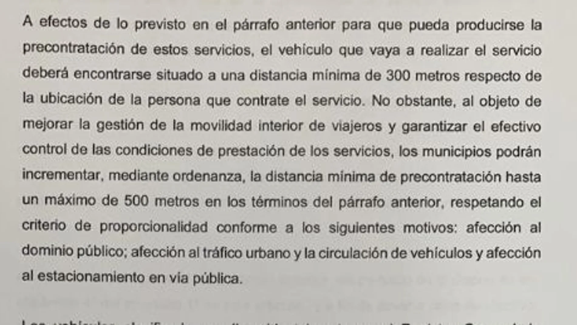 El acuerdo entre Comunidad y Ayuntamiento sobre los VTC establece una distancia mínima entre cliente y coche para su contratación