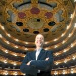 Víctor Garcia de Gomar, el nuevo director artístico del Gran Teatre del Liceu, ayer, en el escenario del histórico coliseo