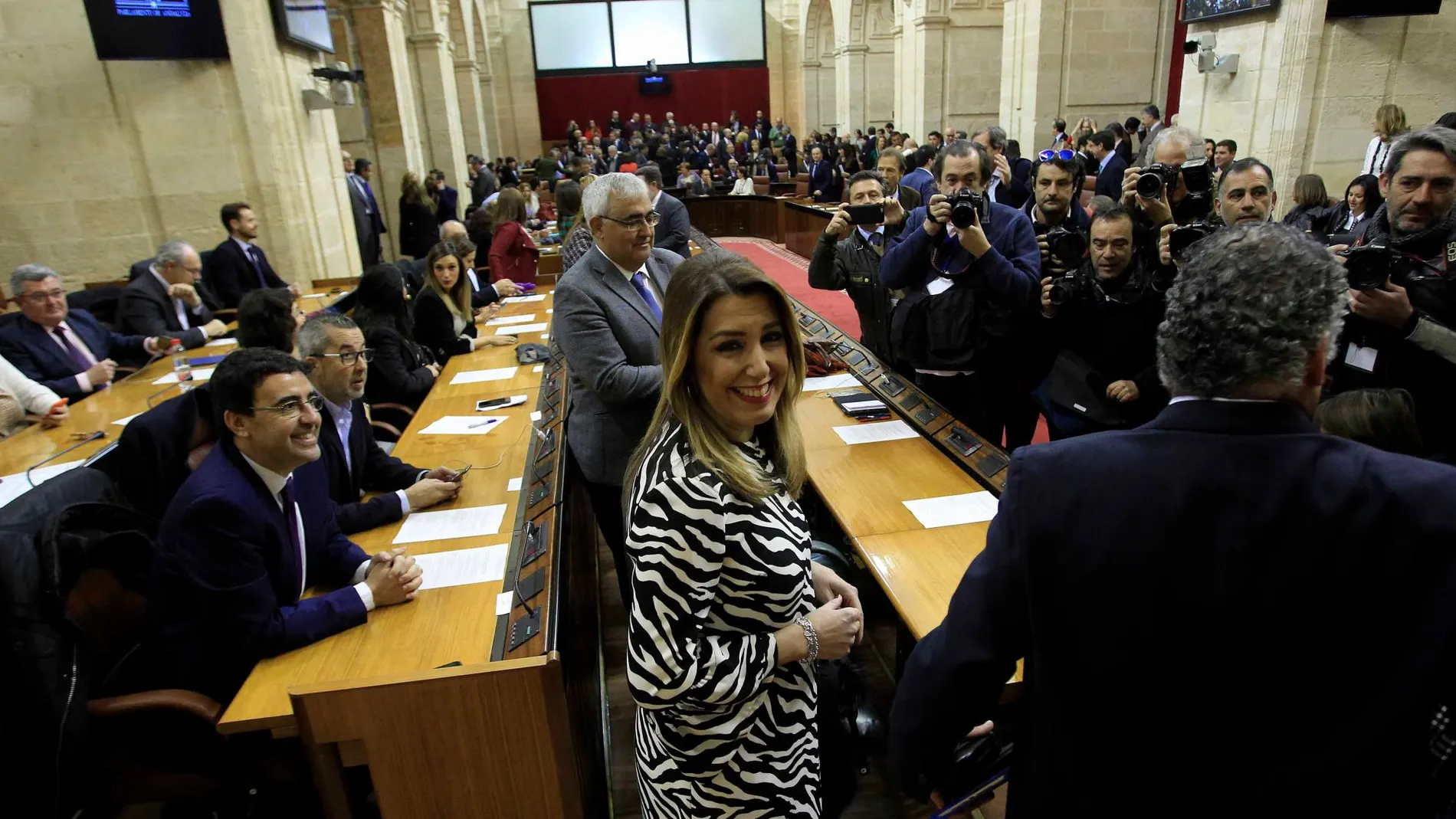 Susana Díaz será la portavoz del Grupo Parlamentario Socialista (Foto: Manuel Olmedo)