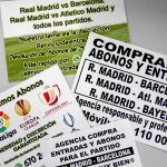 Los anuncios de la compra de entradas. Ayer había más de 90.000 personas interesadas