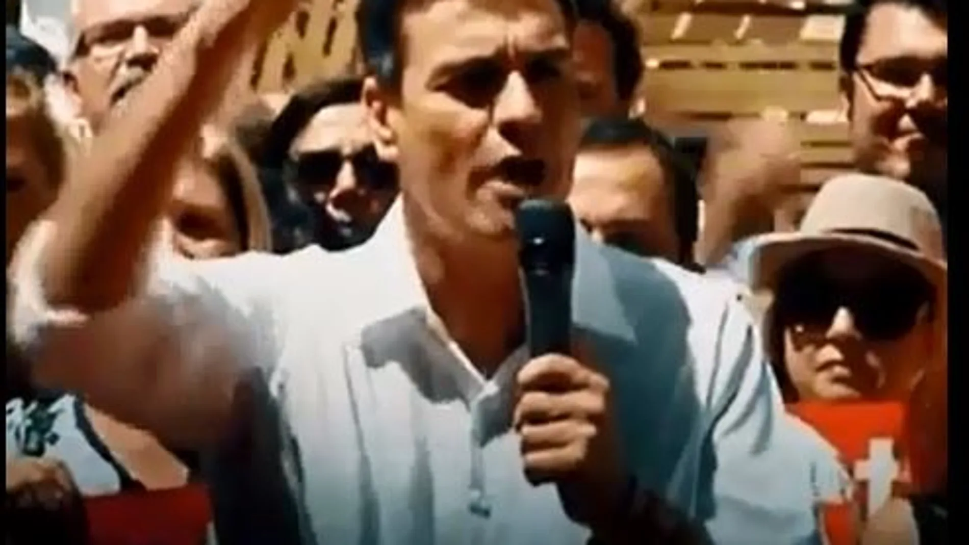 El secretario general del PSOE, Pedro Sánchez, en una imagen del vídeo