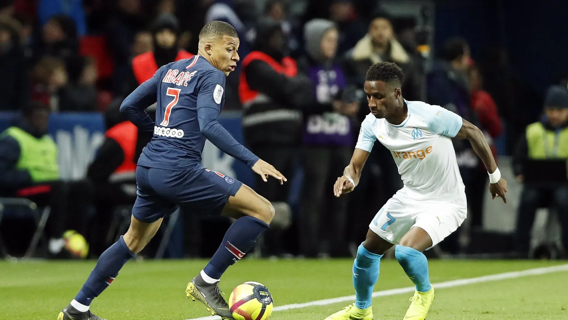 Mbappé, con el PSG