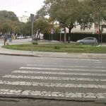 Paso de cebra en el que se produjo un atropello mortal