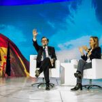 Rajoy, ayer en la convención del PP