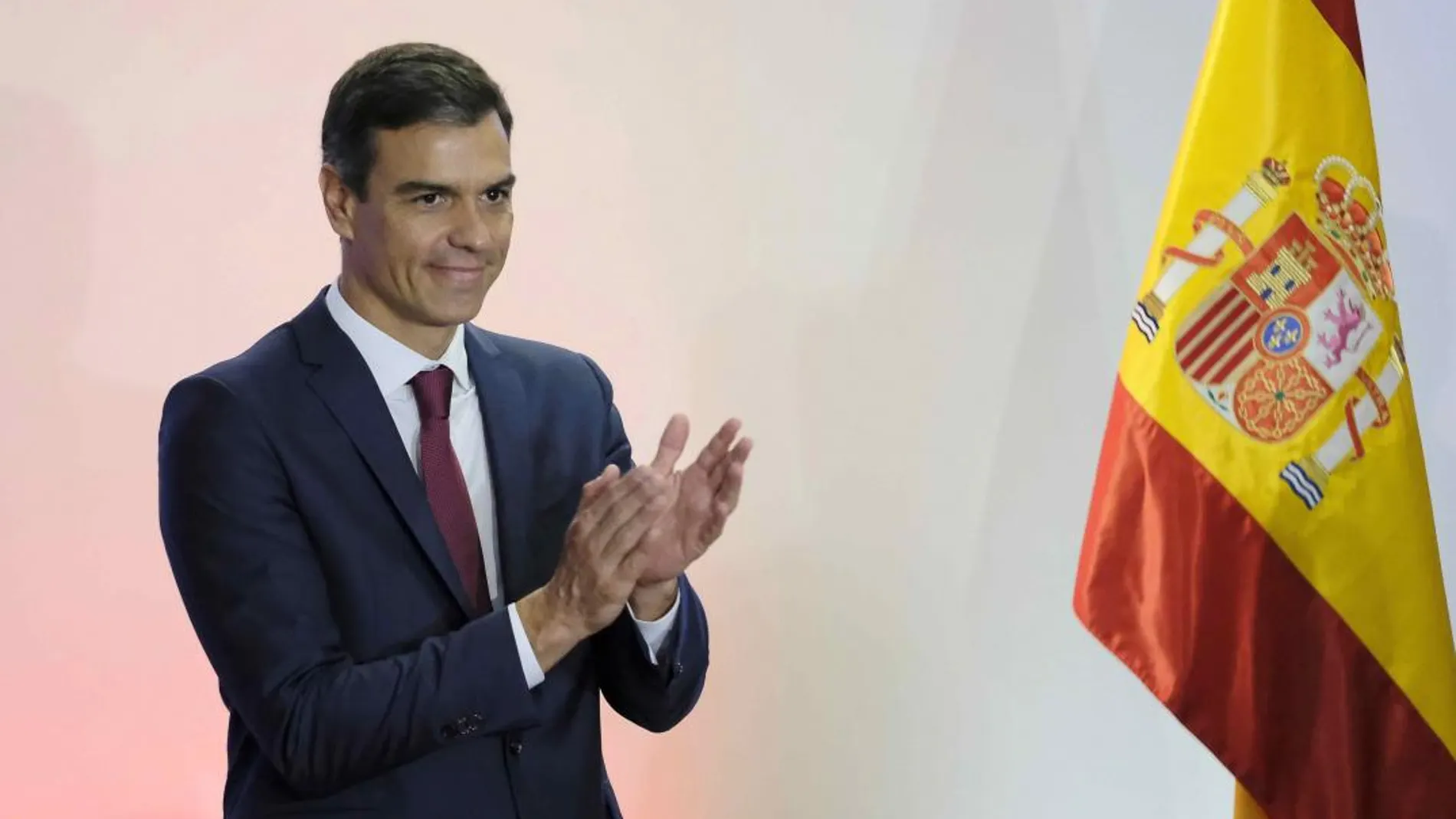 El presidente del Gobierno español, Pedro Sánchez, durante su visita a Costa Rica. Foto: EFE/Jeffrey Arguedas