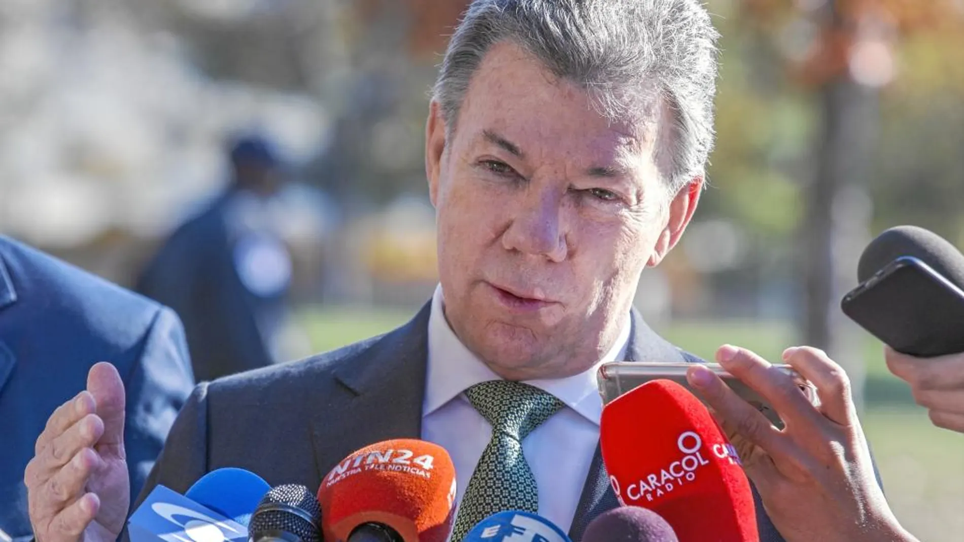 El presidente de Colombia, Santos