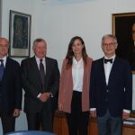 Luis Aznar, Juan López-Trigo, Paula Sánchez y Juan Viña