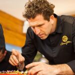 Alexandre Mazzia, autor del primer menú exclusivo para los restaurantes Cinco Jotas