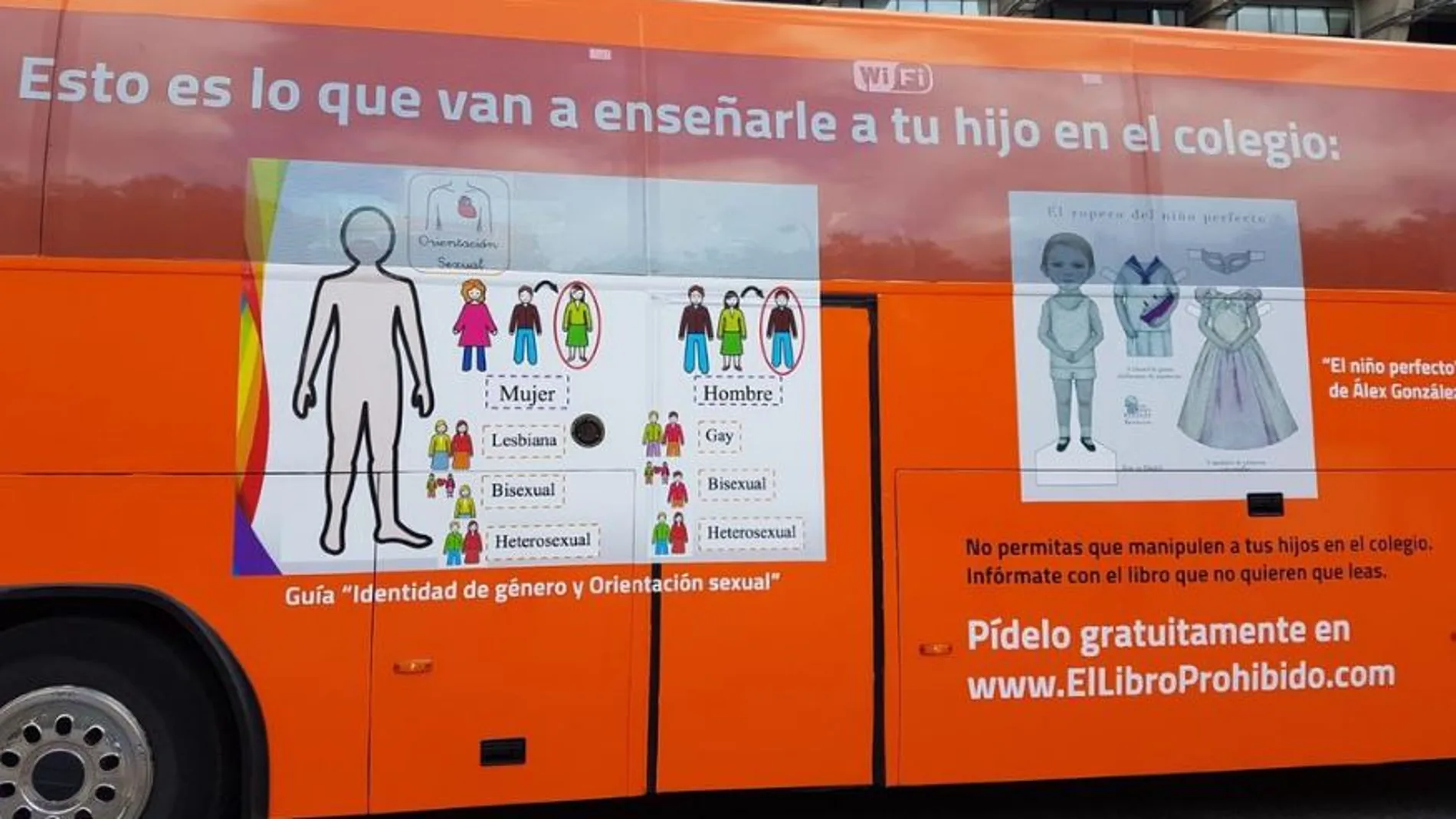 El nuevo mensaje del autobús de HazteOir