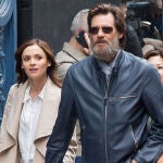 Jim Carrey y Cathriona White.