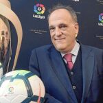 Javier Tebas, presidente de LaLiga, no pierde la esperanza / Efe