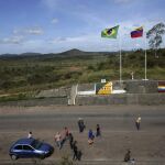 Frontera entre Brasil y Venezuela. Foto: AP