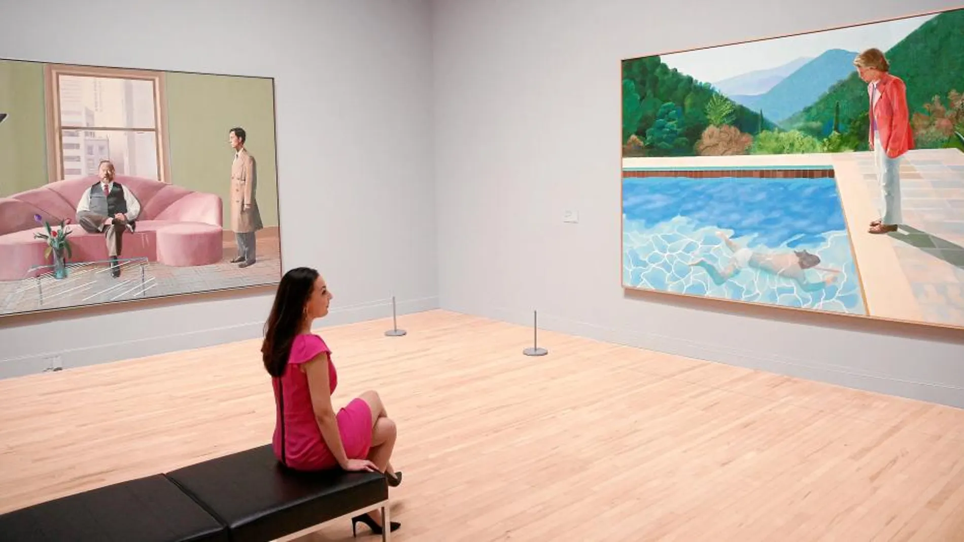 La Tate Britain reúne obras emblemáticas de la trayectoria de Hockney como «Pool whit Two Figures», de 1972
