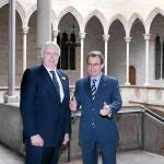 Artur Mas ha intensificado su acción exterior para internacionalizar el «conficto catalán». En la imagen con el presidente de Gales