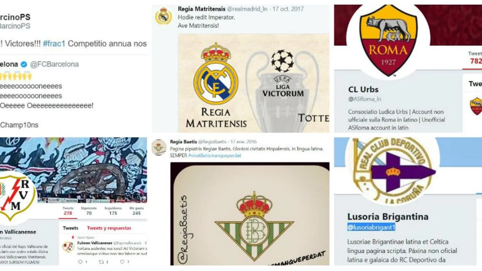 Clubes españoles y europeos ya cuentan con perfiles en Twitter.