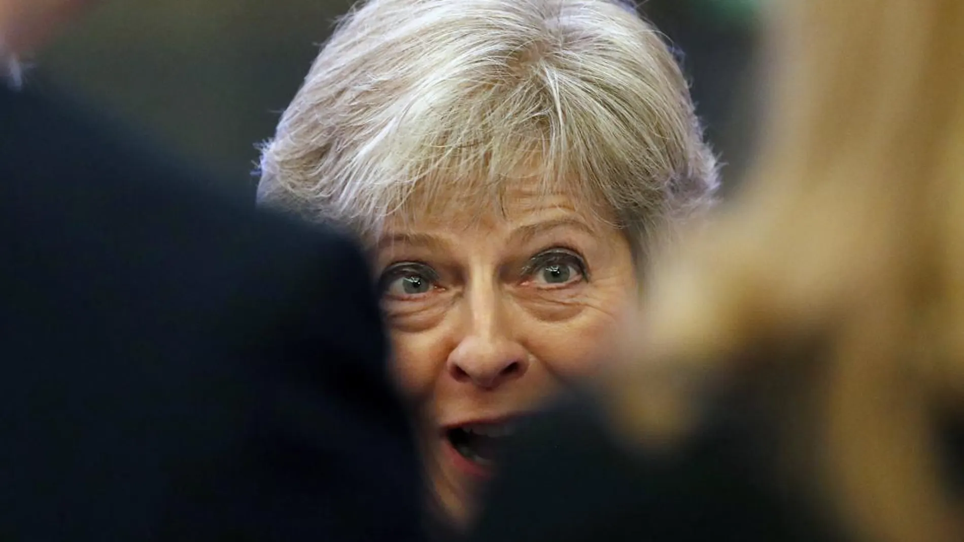 La primera ministra británica, Theresa May, hoy en Londres / Foto: Ap