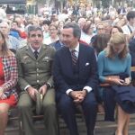 Virgina Barcones y el conde de Ripalda, Amalio de Marichalar, entre otras autoridades, asisten al concierto que cerró los actos conmemorativos