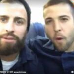 Imagen del vídeo grabado por Piqué