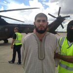 Imagen de unos de los detenidos por la Guardia Civil y la Policía Nacional en Ceuta en 2013.
