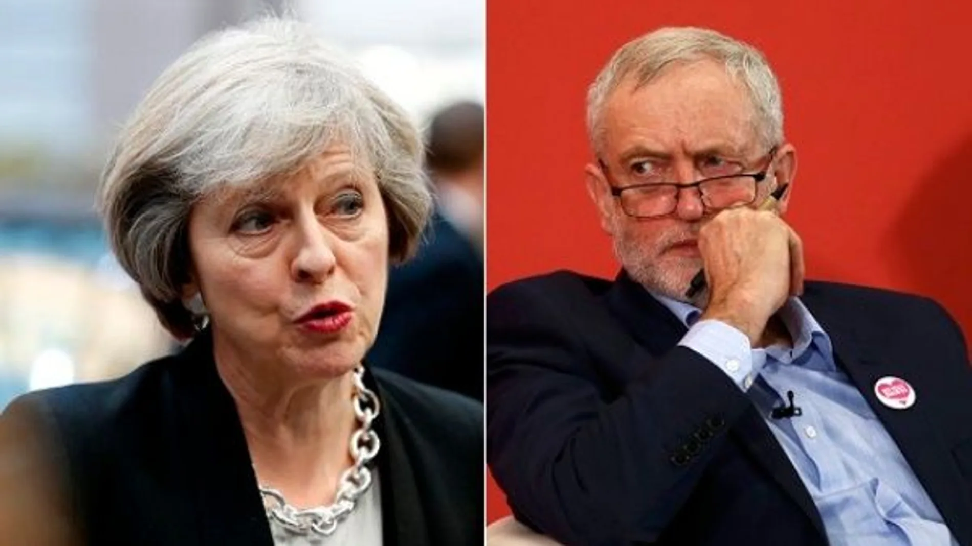 Theresa May y Jeremy Corbyn, en una imagen de archivo / Reuters