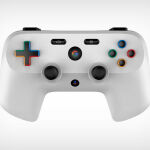 Imagen del Google Pad, el futuro mando de la consola de Google