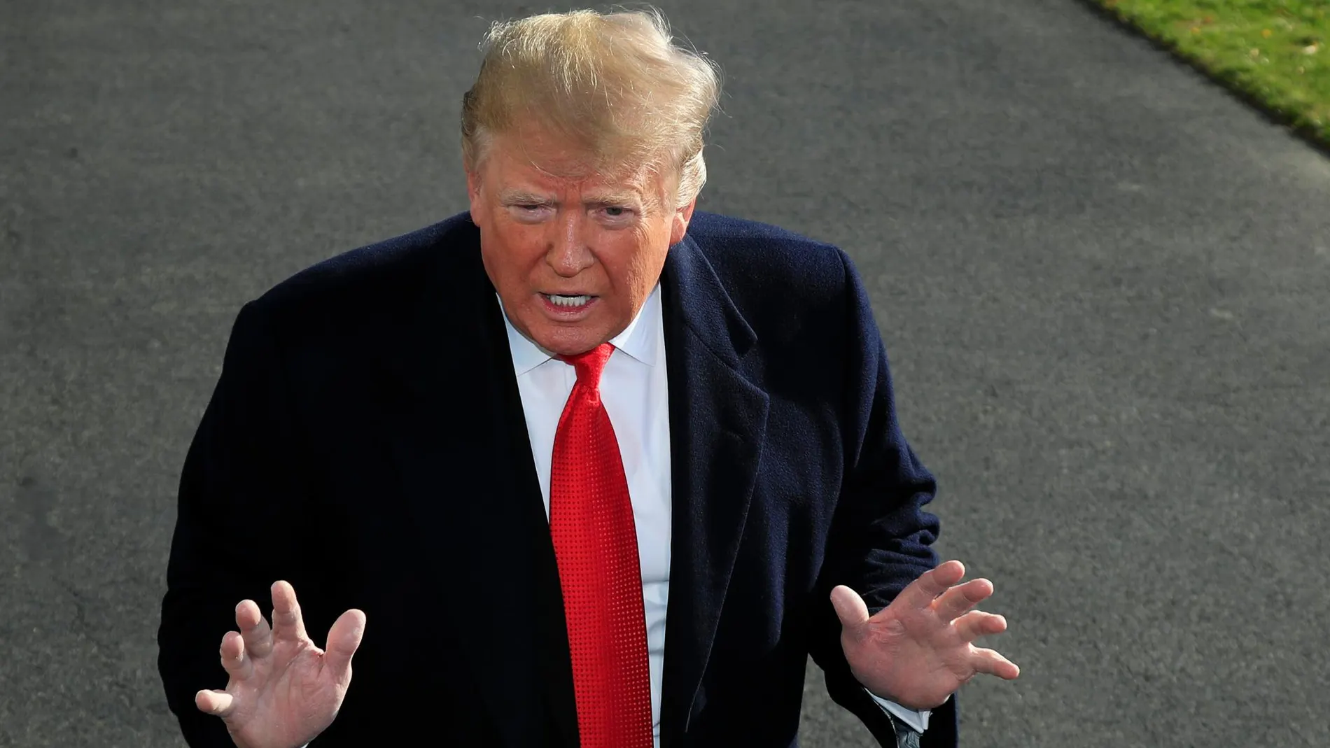 Donald Trump antes de partir a Buenos Aires/Foto: Ap