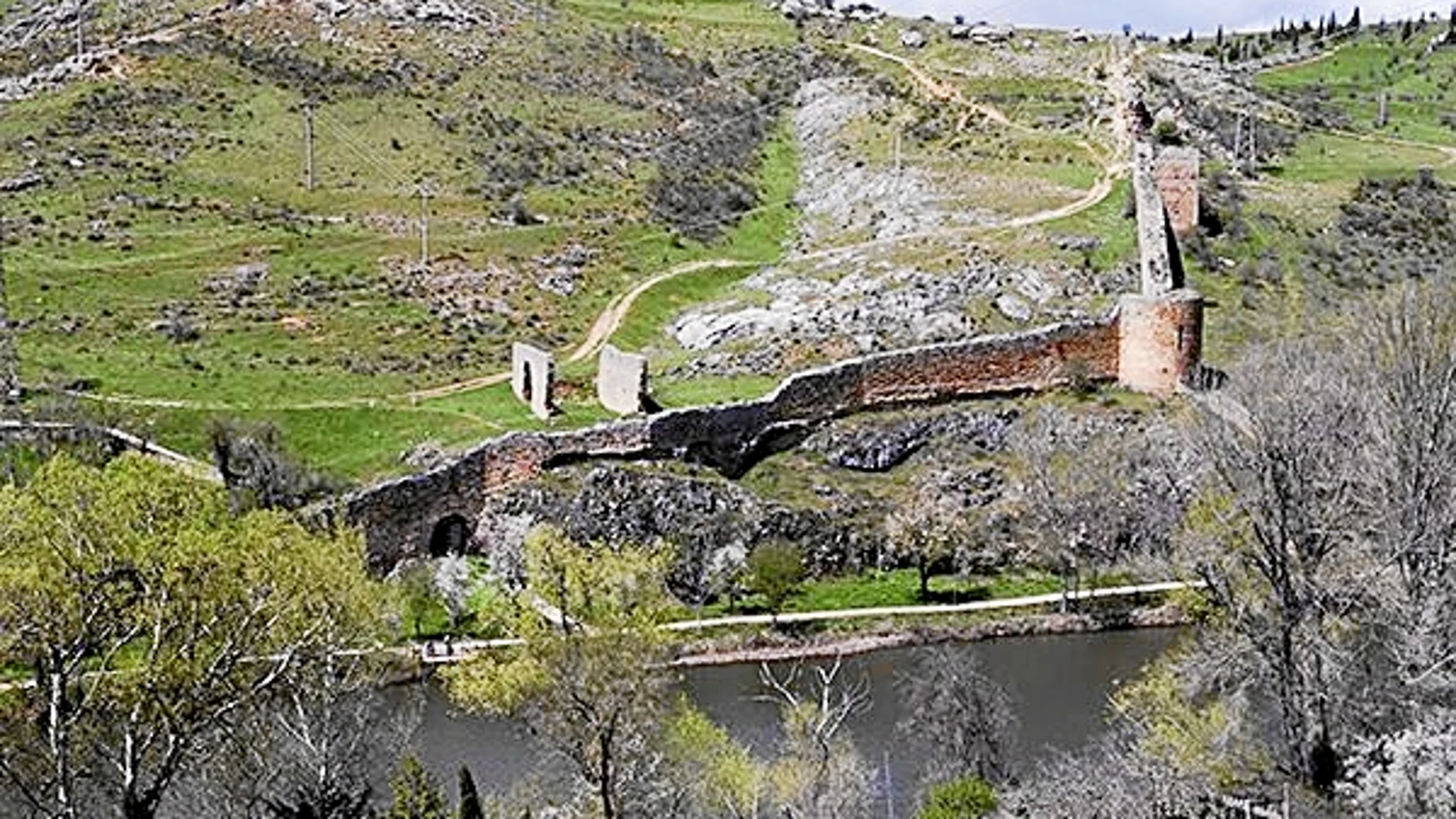 Imagen de las murallas de Soria, que el consistorio quiere recuperar