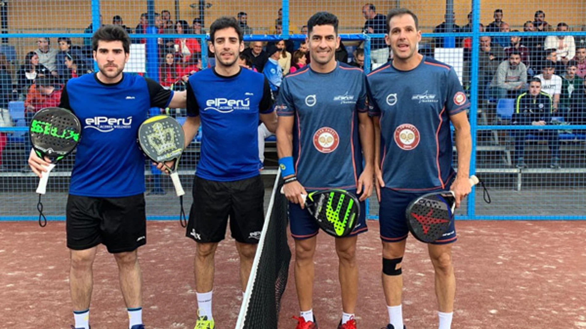 Partido de semifinales en el cuadro masculino