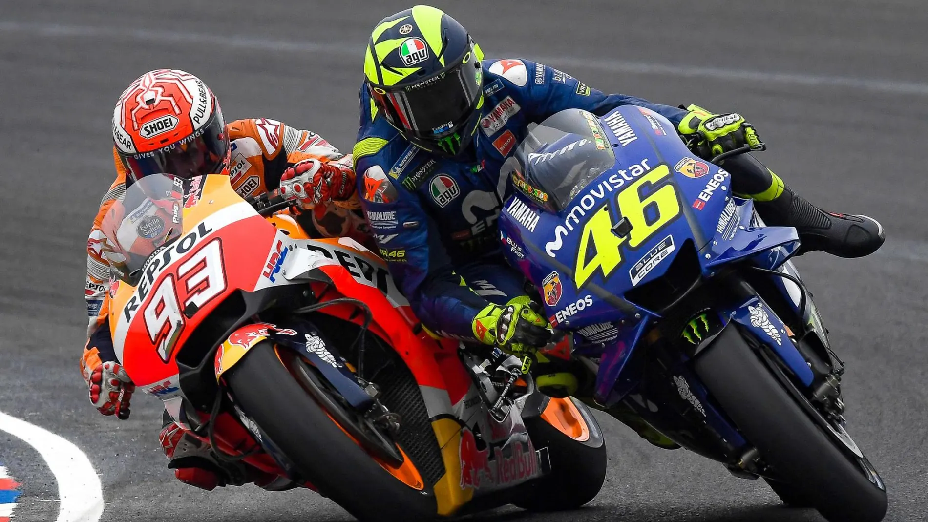 Rossi y Márquez vuelven al lugar de su última guerra
