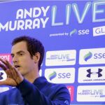 Andy Murray durante la rueda de prensa en Londres