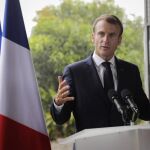 El presidente francés Emmanuel Macron