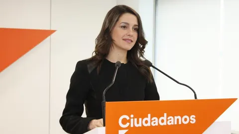 La portavoz de Ciudadanos, Inés Arrimadas, esta semana