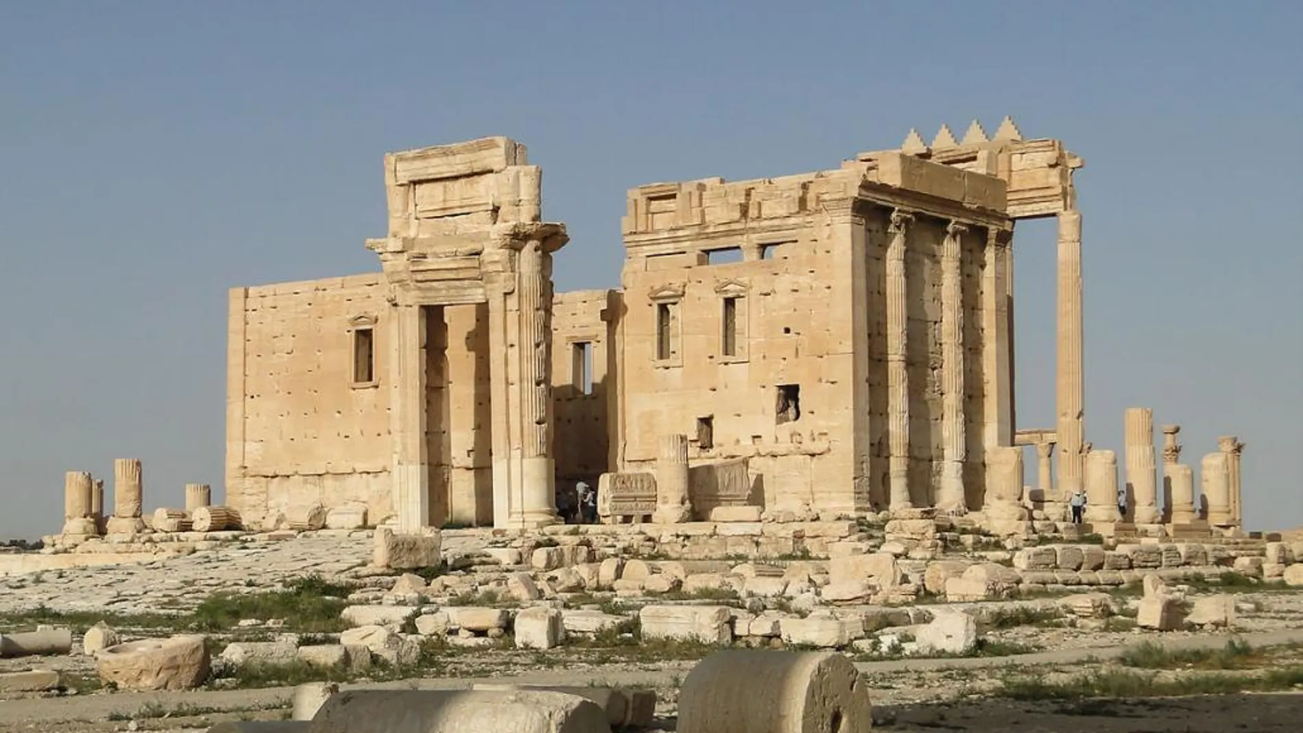 Templo romano de Bel, en la ciudad histórica de Palmira