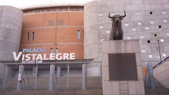Acceso sur al Palacio de Vistalegre de Madrid