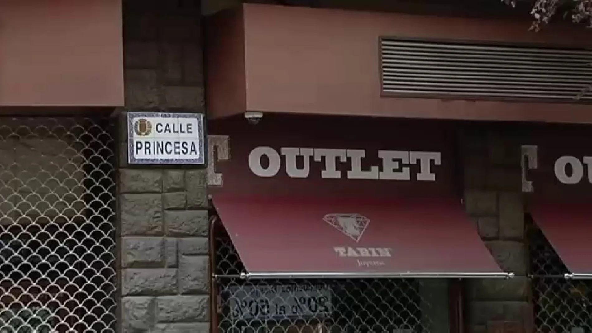 «Calle Princesa», lugar de los hechos.