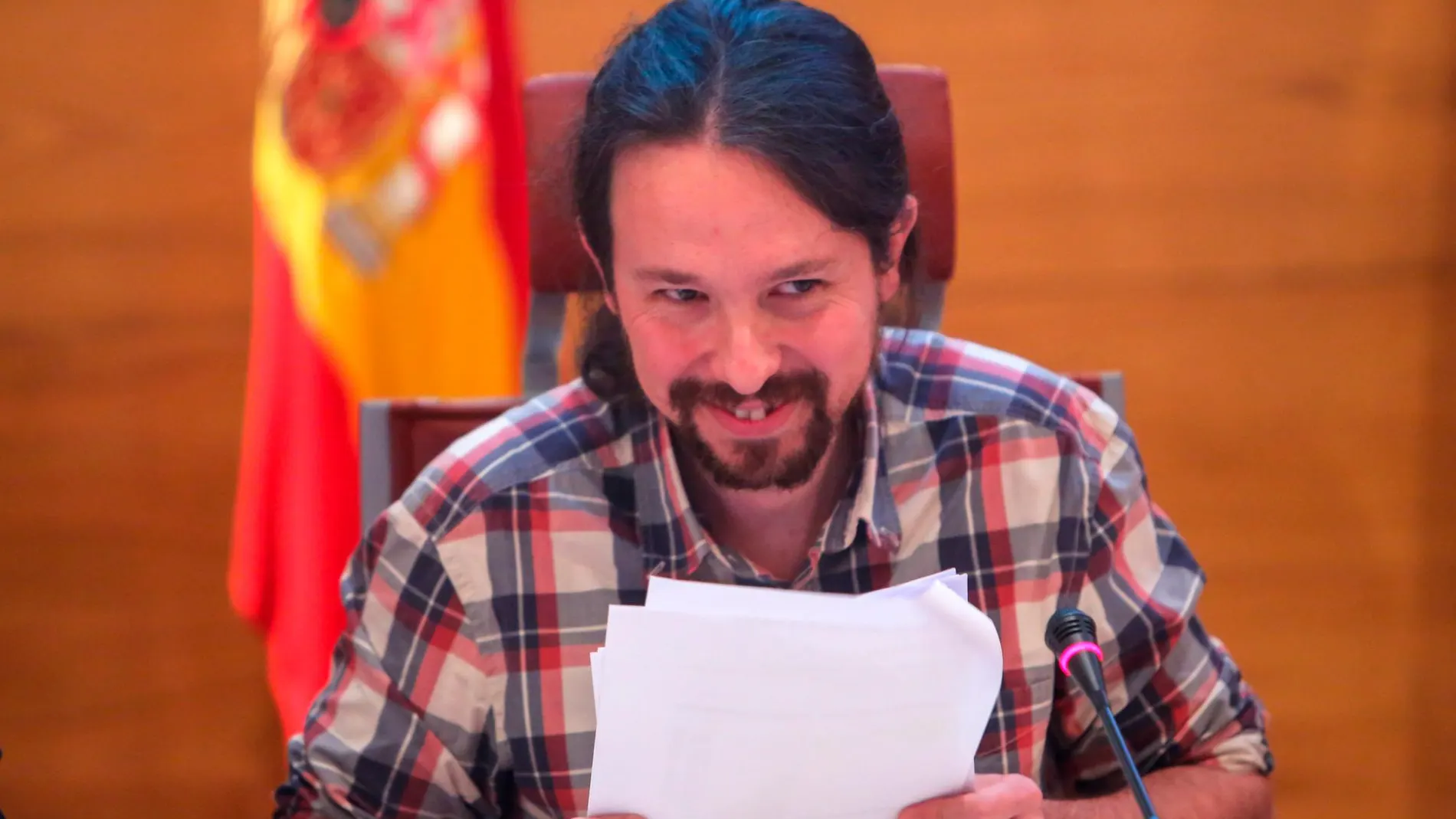 Pablo Iglesias el pasado mes de diciembre