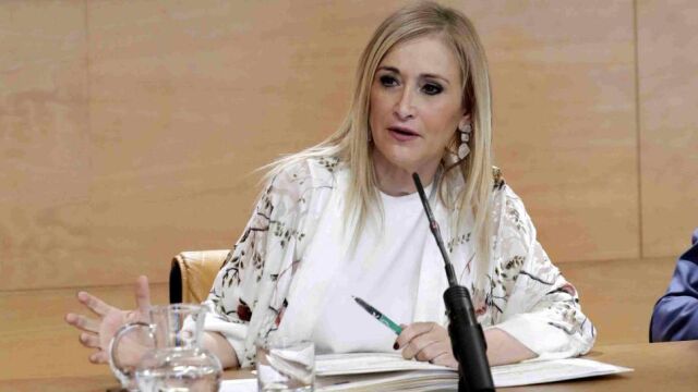 Cristina Cifuentes, en la rueda de prensa posterior a la reunión semanal del Consejo de Gobierno.