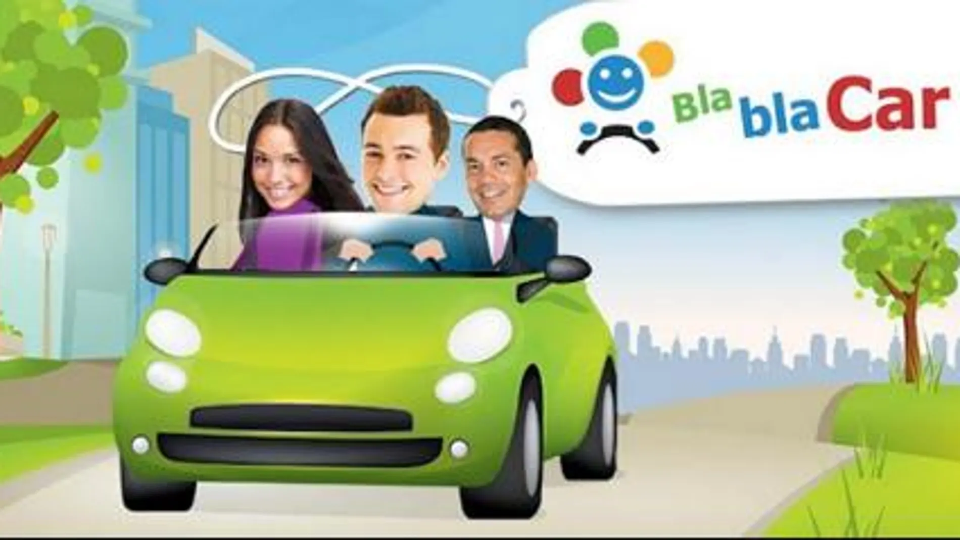 Uno de los logos de la plataforma Blablacar
